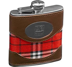 World of Whiskies Golfers Hip Flask